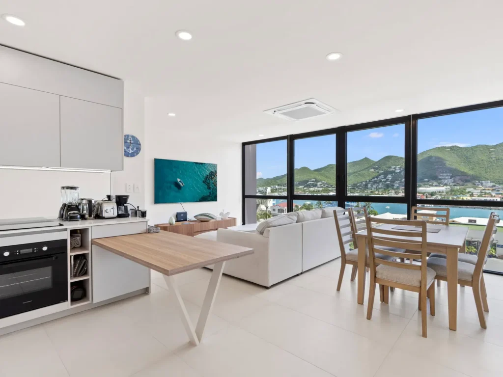 Apartment A117 2 bedroom lagoon view The Hills Residence Simpson Bay