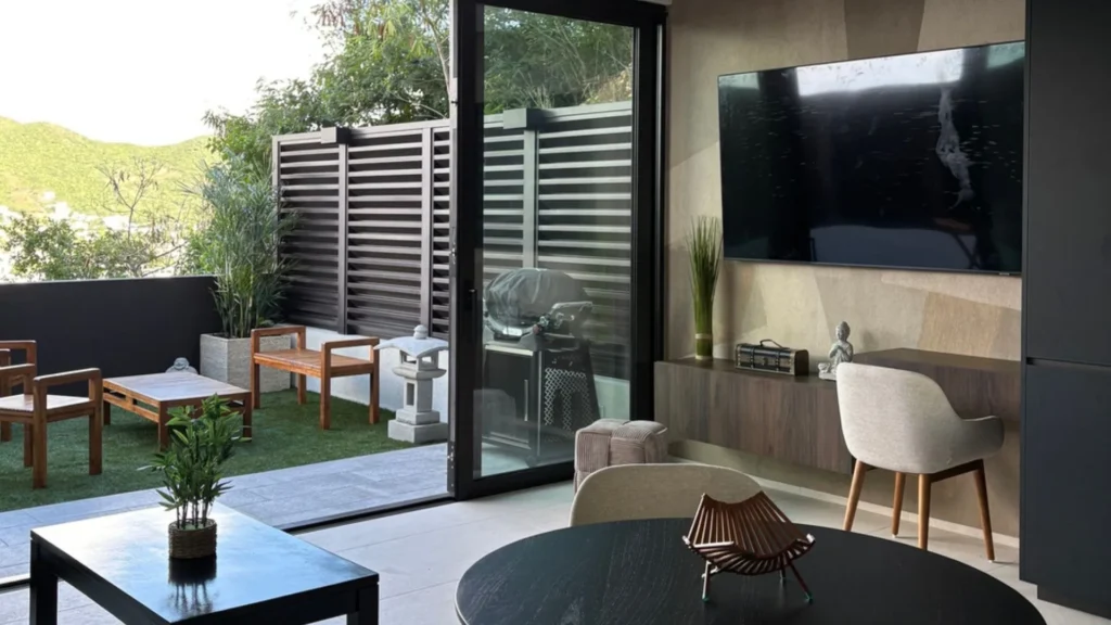 Luxury laundry room modern Caribbean villa Sint Maarten real estate Hills Residence property