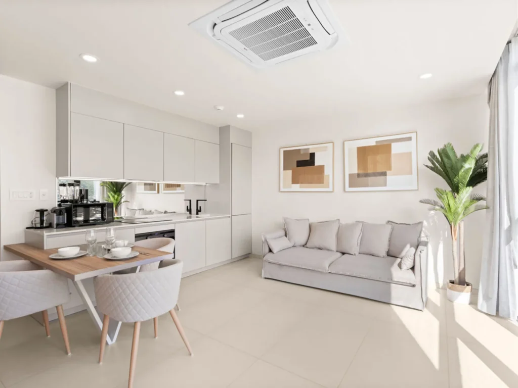 Charming one bedroom apartment lagoon view Sint Maarten real estate Caribbean waterfront property for sale